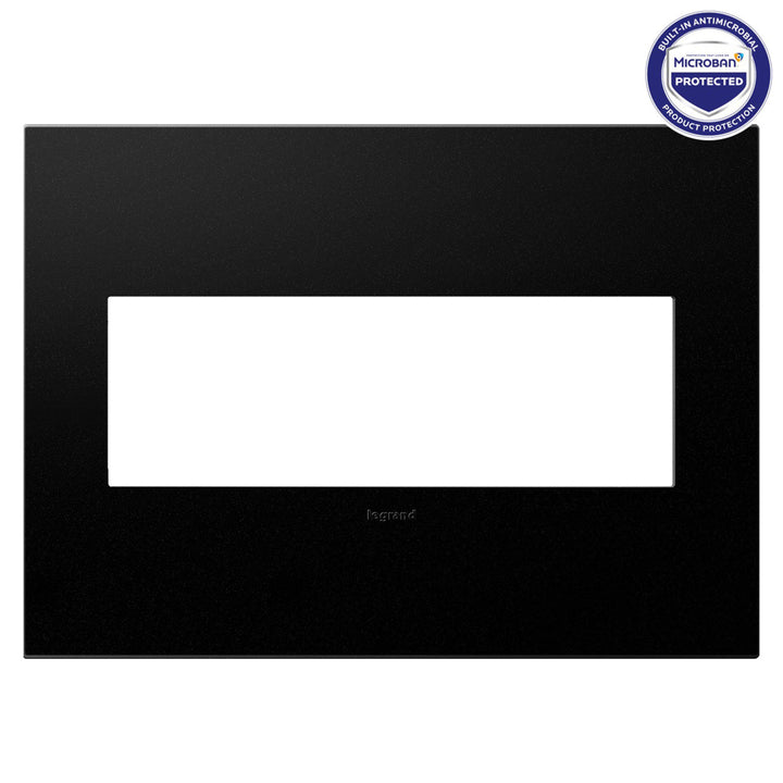 Legrande adorne® Graphite Screwless Wall Plate with Microban®