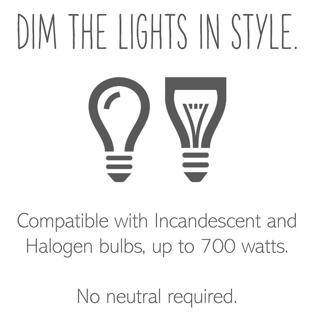 Legrand adorne 450W CFL/LED Paddle Dimmer ADPD453L