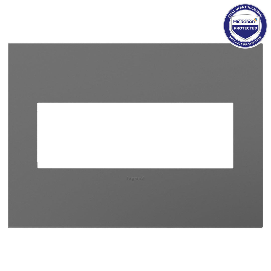 Legrand adorne Magnesium Screwless Wall Plate with Microban®