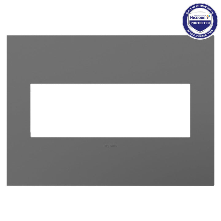 Legrand adorne Magnesium Screwless Wall Plate with Microban®