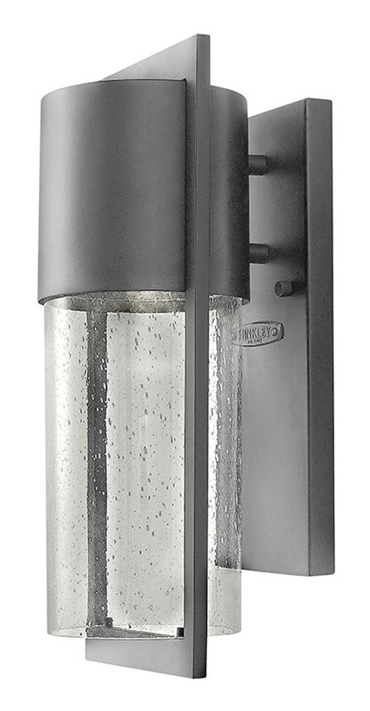 OUTDOOR SHELTER Wall Mount Lantern Outdoor Wall Lights Hinkley Hematite 6.5x6.25x15.5