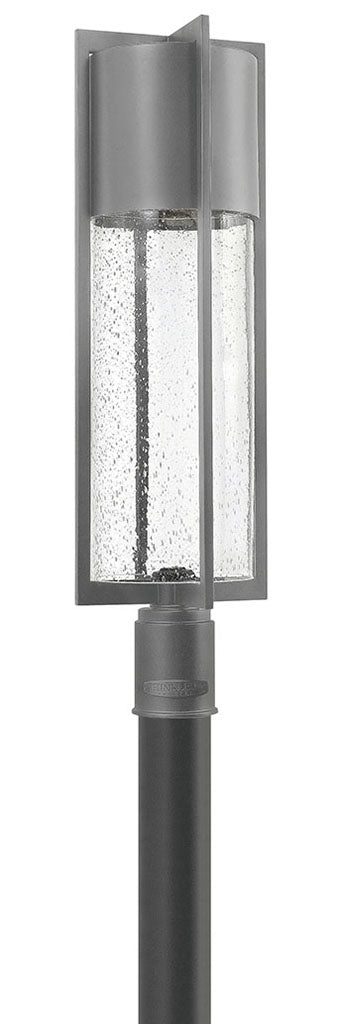 OUTDOOR SHELTER Post Top or Pier Mount Lantern Pier & Post Mount Lights Hinkley Hematite 8.25x8.25x27.75