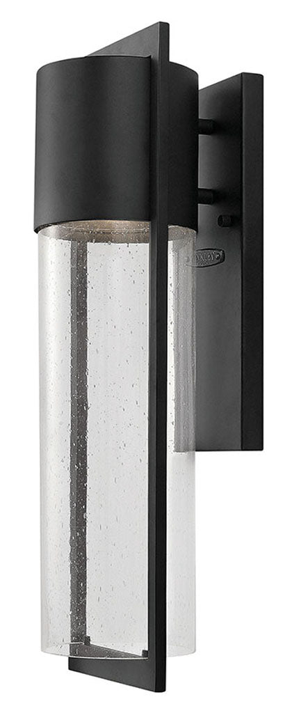 OUTDOOR SHELTER Wall Mount Lantern Outdoor Wall Lights Hinkley Black 6.5x6.25x20.5
