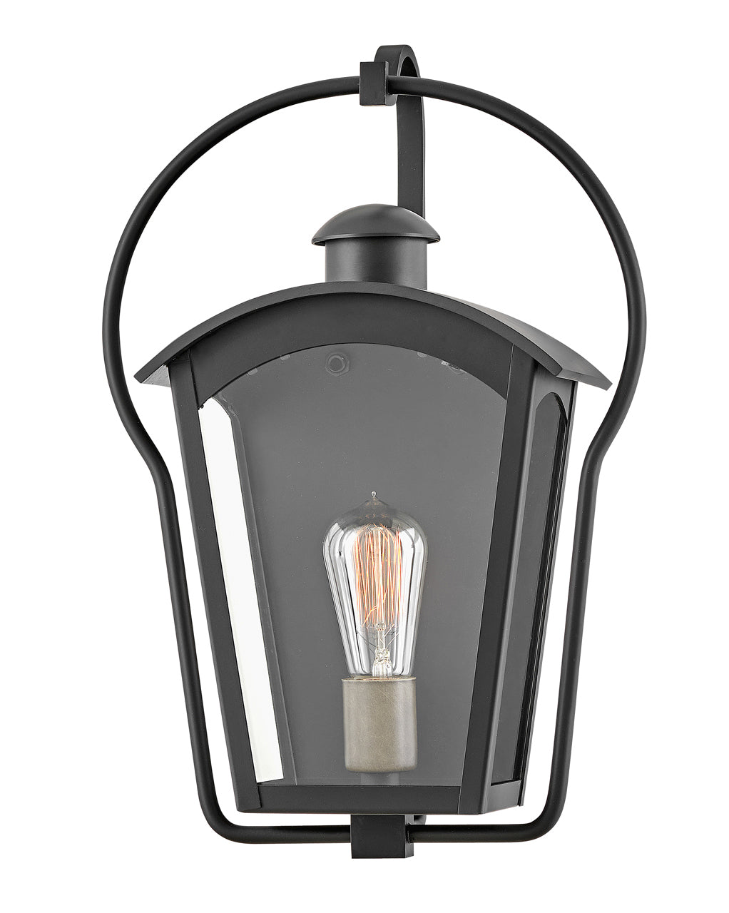 OUTDOOR YALE Wall Mount Lantern Outdoor Wall Lights Hinkley Black 7.5x12.0x17.75