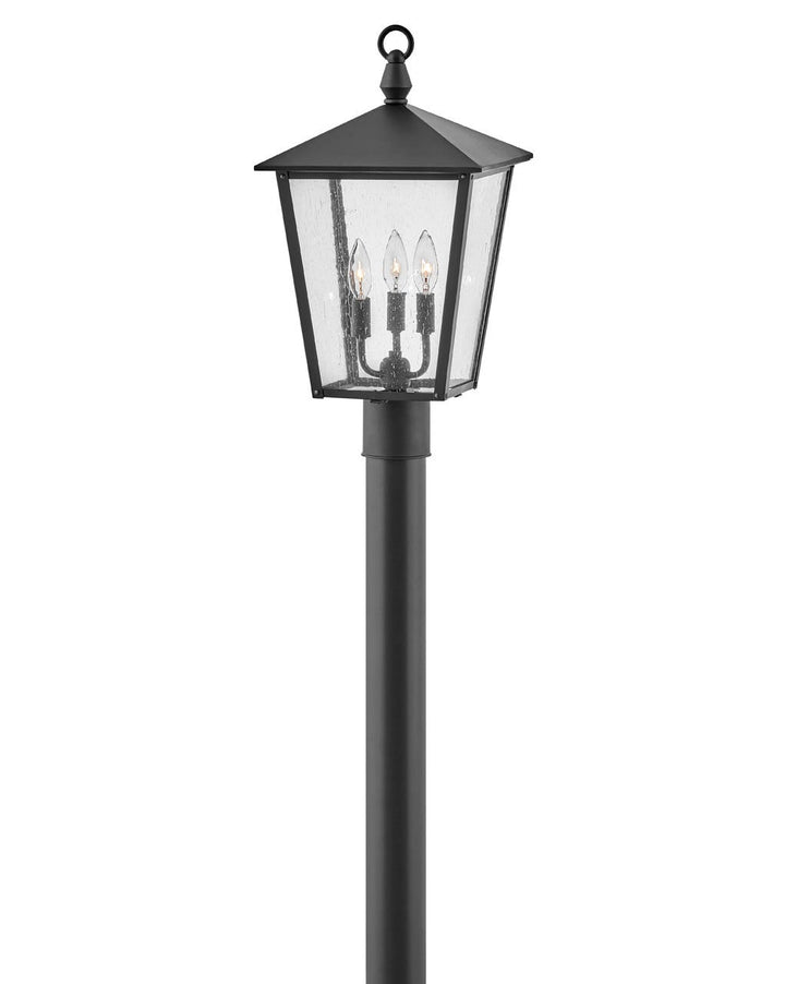 OUTDOOR HUNTERSFIELD Post Top or Pier Mount Lantern Pier & Post Mount Lights Hinkley Black 11.0x11.0x20.75