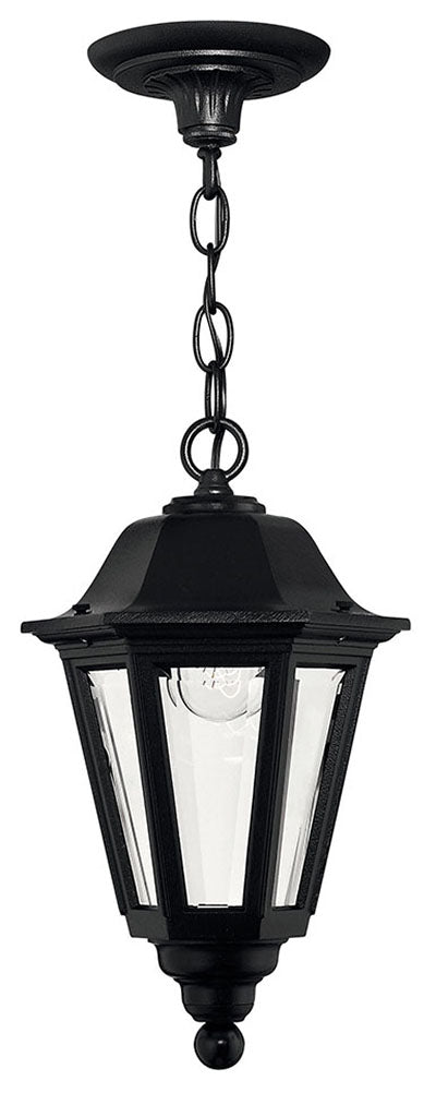 OUTDOOR MANOR HOUSE Hanging Lantern Outdoor Hanging Lights Hinkley Black 8.75x8.75x15.0