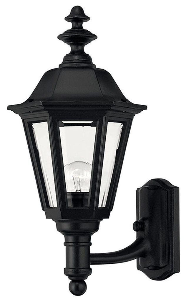 OUTDOOR MANOR HOUSE Wall Mount Lantern Outdoor Wall Lights Hinkley Black 10.0x8.75x18.0