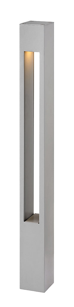 Hinkley Atlantis Square Small Bollard Outdoor Wall Lights Hinkley