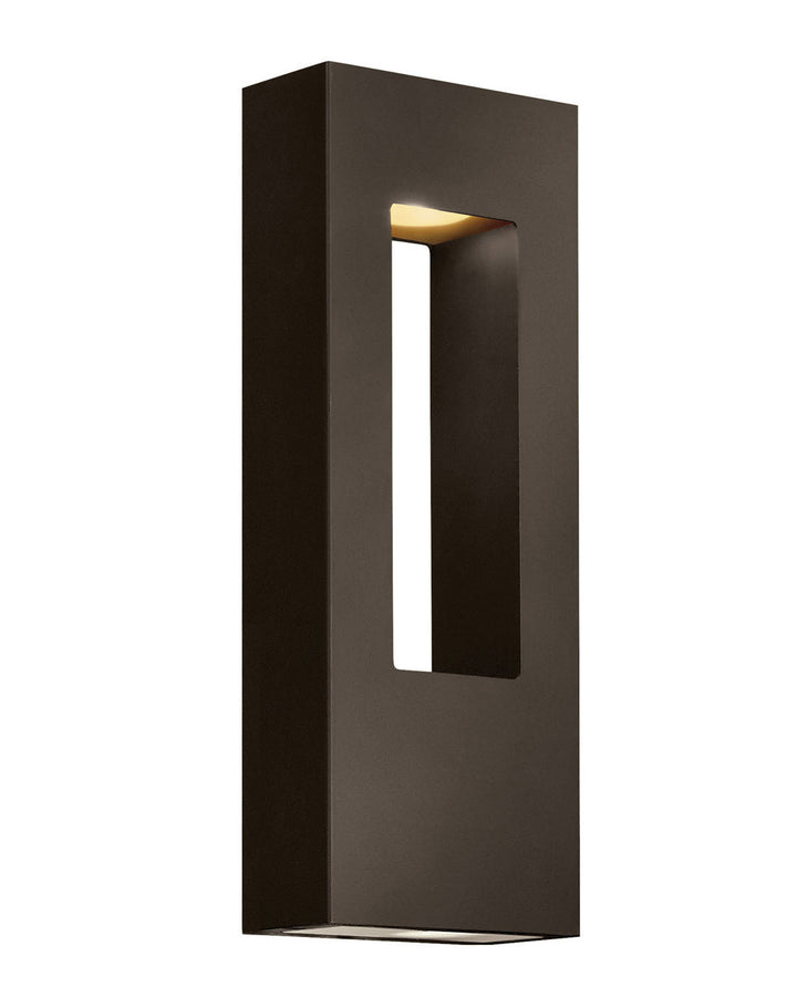 ATLANTIS-Medium Wall Mount Lantern Outdoor Wall Lights Hinkley Bronze MR16 LED