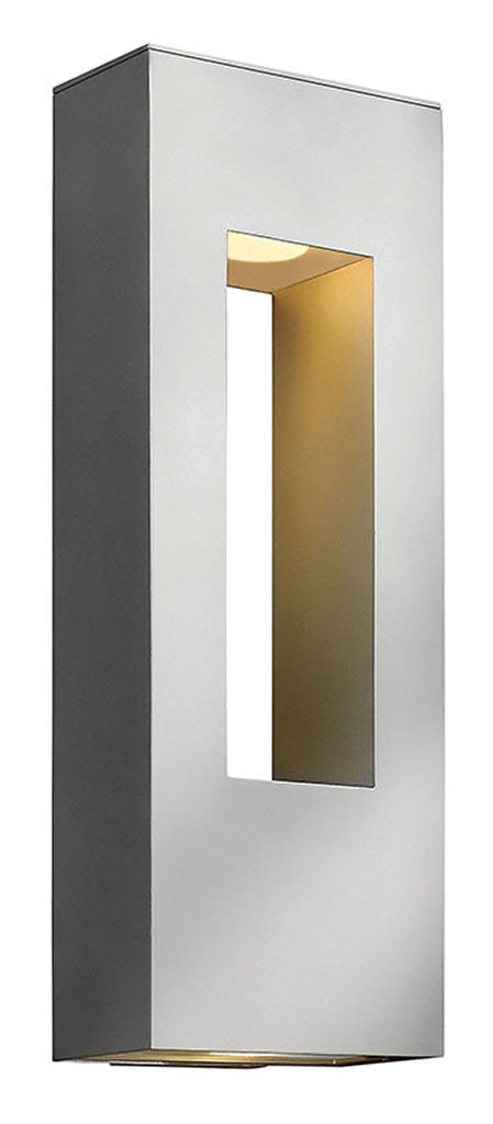 ATLANTIS-Large Wall Mount Lantern Outdoor Wall Lights Hinkley Titanium