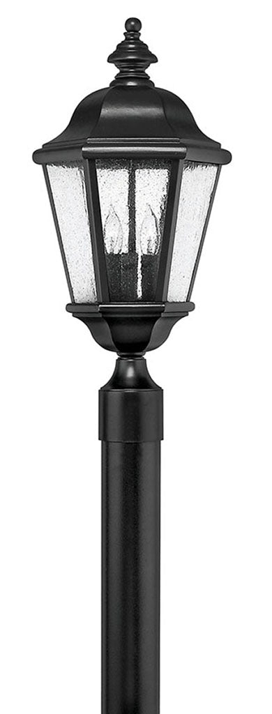 OUTDOOR EDGEWATER Post Top or Pier Mount Lantern Pier & Post Mount Lights Hinkley Black 10.0x10.0x21.25