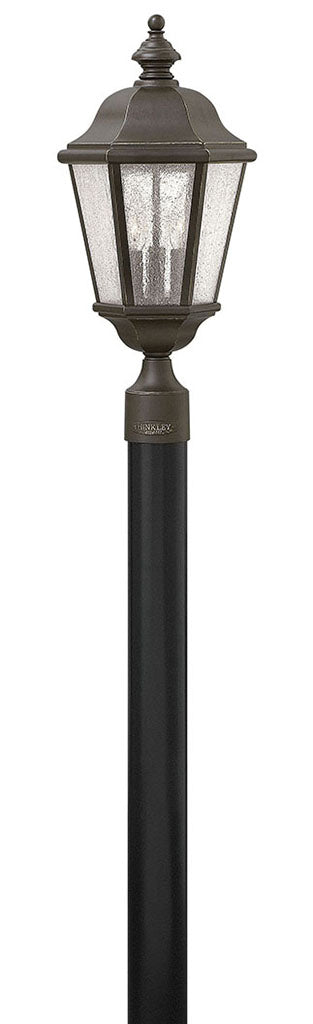 OUTDOOR EDGEWATER Post Top or Pier Mount Lantern Pier & Post Mount Lights Hinkley Oil Rubbed Bronze 10.0x10.0x21.25