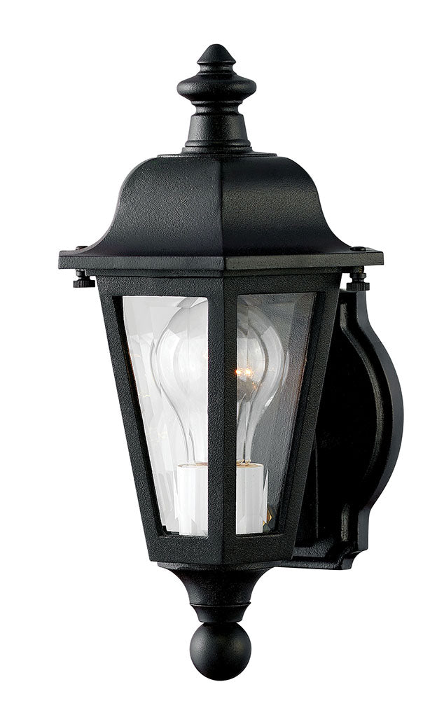OUTDOOR MANOR HOUSE Wall Mount Lantern Outdoor Wall Lights Hinkley Black 6.75x7.0x12.5