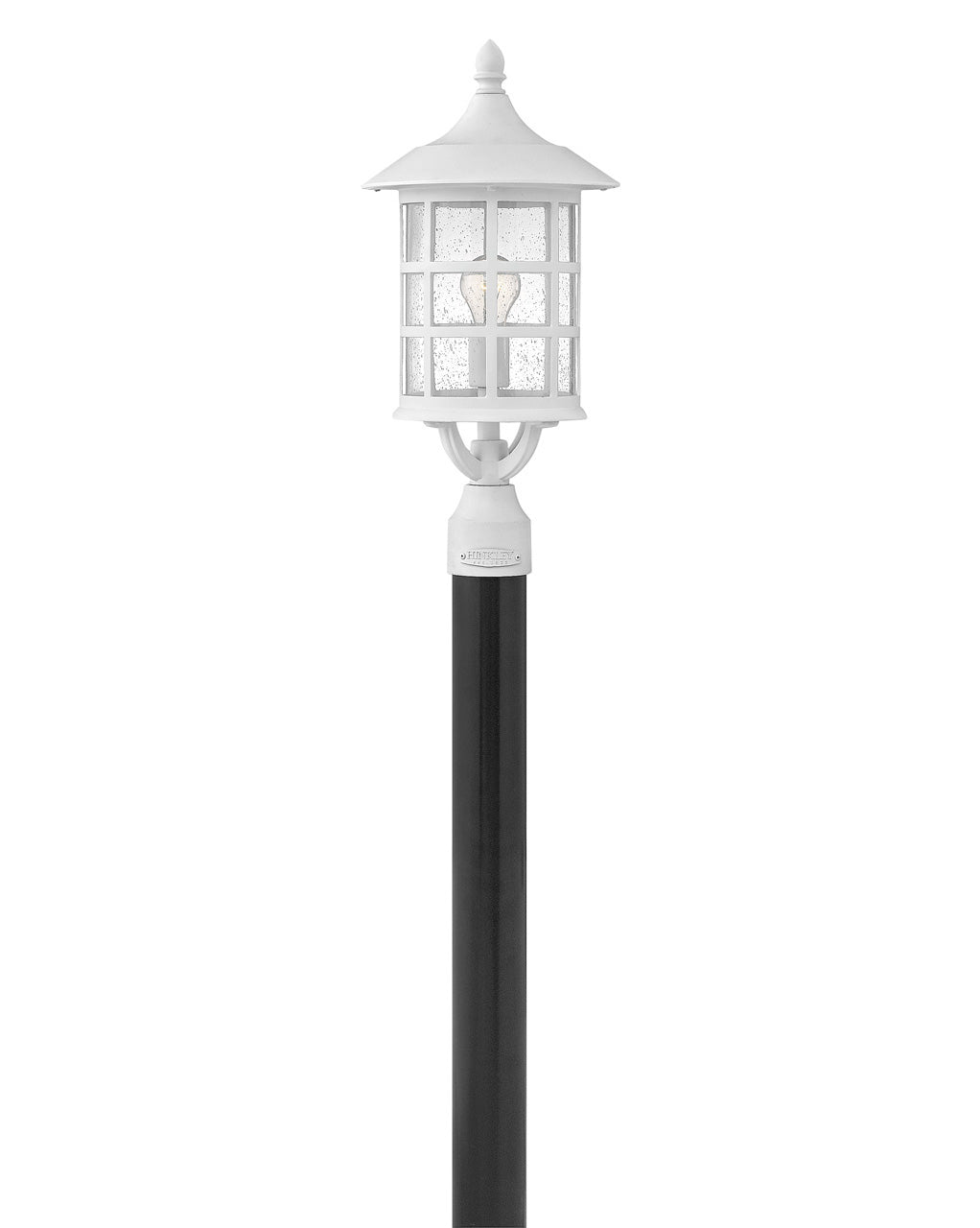 OUTDOOR FREEPORT COASTAL ELEMENTS Post Top or Pier Mount Lantern Pier & Post Mount Lights Hinkley Textured White 8.0x8.0x20.5