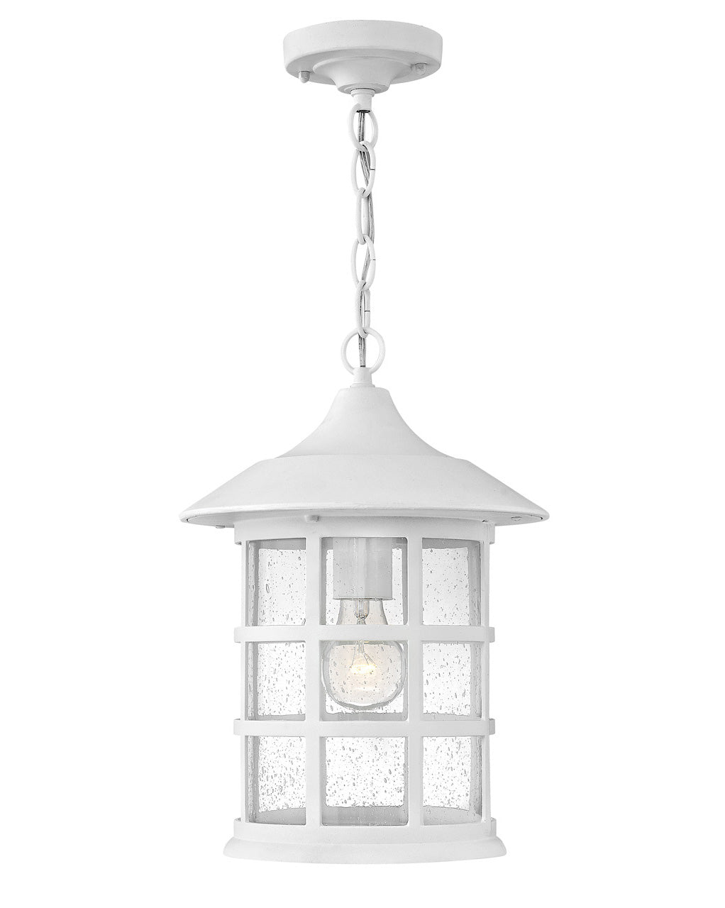 OUTDOOR FREEPORT COASTAL ELEMENTS Hanging Lantern Outdoor Hanging Lights Hinkley Textured White 10.0x10.0x14.0