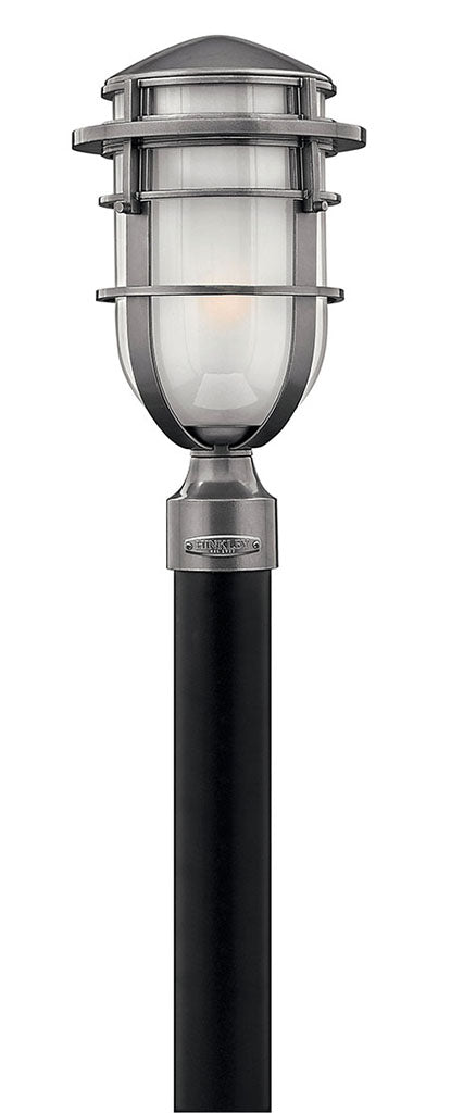 OUTDOOR REEF Post Top or Pier Mount Lantern Pier & Post Mount Lights Hinkley Hematite 9.0x9.0x16.25
