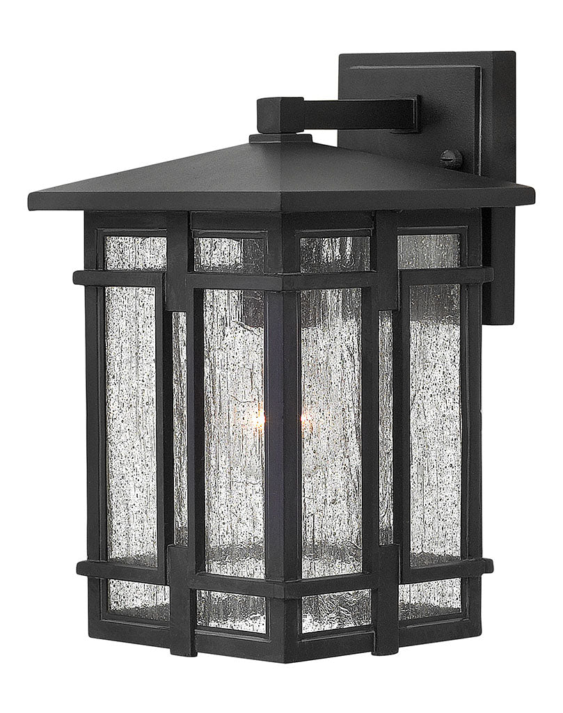 OUTDOOR TUCKER Wall Mount Lantern Outdoor Wall Lights Hinkley Museum Black 8.0x7.0x11.5