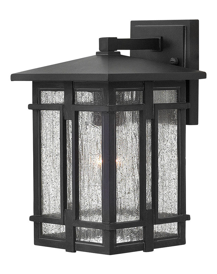 OUTDOOR TUCKER Wall Mount Lantern Outdoor Wall Lights Hinkley Museum Black 8.0x7.0x11.5
