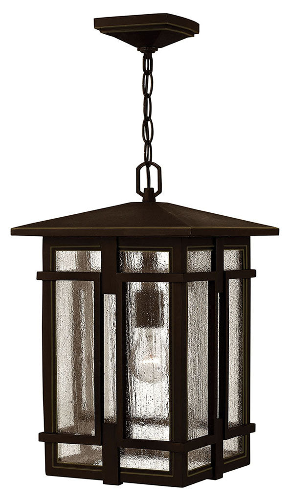 OUTDOOR TUCKER Hanging Lantern Outdoor Hanging Lights Hinkley Oil Rubbed Bronze 11.0x11.0x17.5