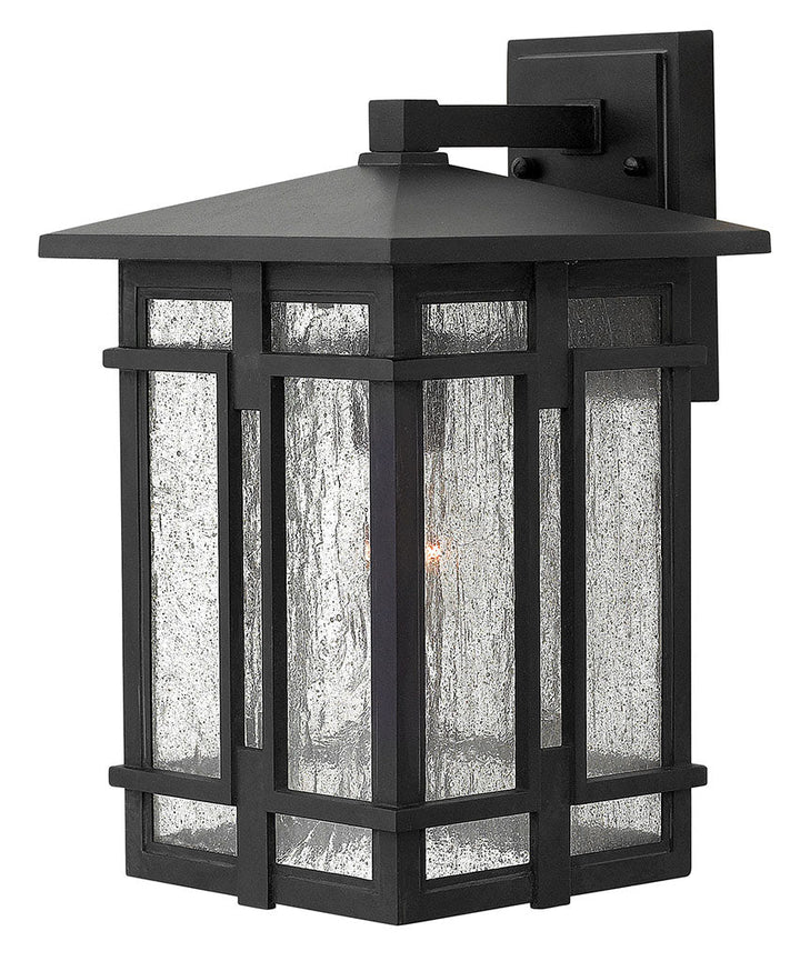 OUTDOOR TUCKER Wall Mount Lantern Outdoor Wall Lights Hinkley Museum Black 10.25x9.0x14.75
