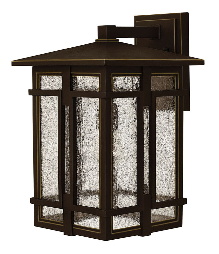 OUTDOOR TUCKER Wall Mount Lantern Outdoor Wall Lights Hinkley Oil Rubbed Bronze 12.25x11.0x18.0