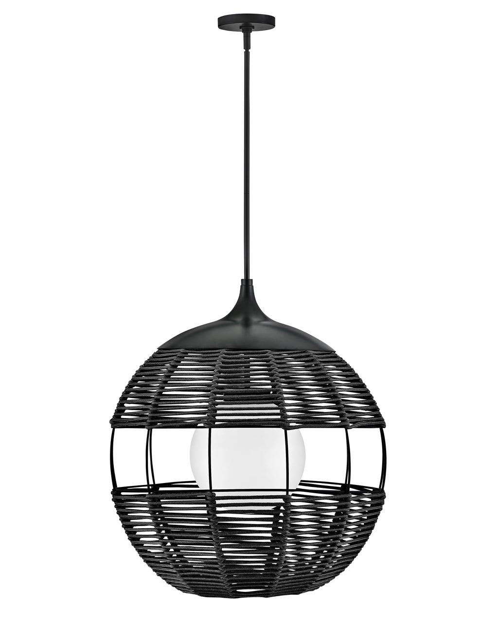 OUTDOOR MADDOX Pendant Outdoor Hanging Lights Hinkley Black 24.25x24.25x26.0