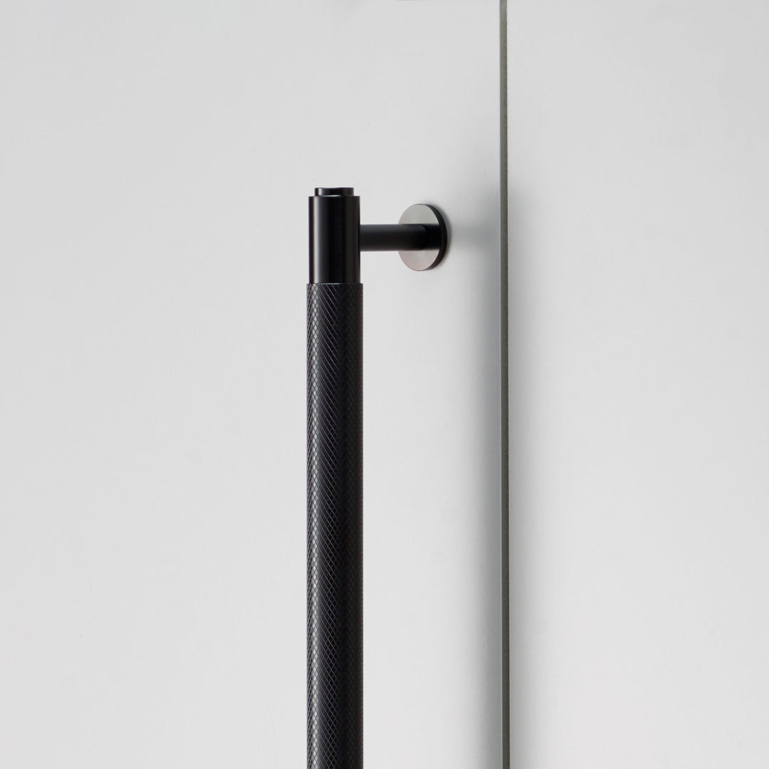 Buster + Punch 29.9 inch Cross Knurl Closet Bar Cabinet Hardware Buster + Punch