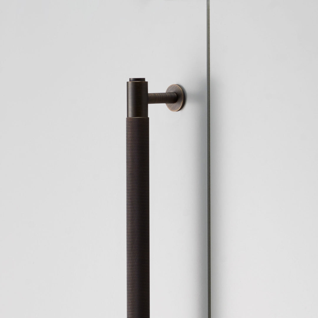 Buster + Punch 29.9 inch Cross Knurl Closet Bar Cabinet Hardware Buster + Punch