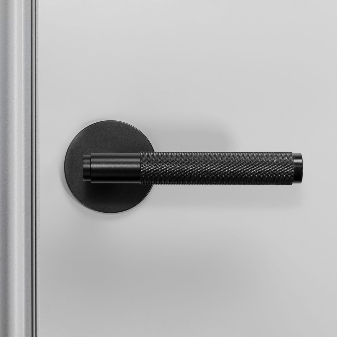Buster + Punch Conventional Door Handle, Cross Design - PASSAGE TYPE Door Hardware Buster + Punch