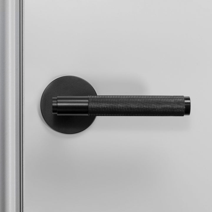Buster + Punch Conventional Door Handle, Cross Design - PASSAGE TYPE Door Hardware Buster + Punch