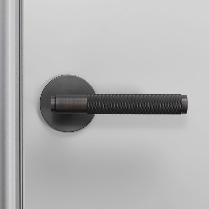 Buster + Punch Conventional Door Handle, Cross Design - PASSAGE TYPE Door Hardware Buster + Punch