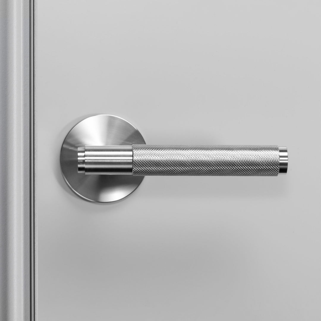 Buster + Punch Conventional Door Handle, Cross Design - PASSAGE TYPE Door Hardware Buster + Punch