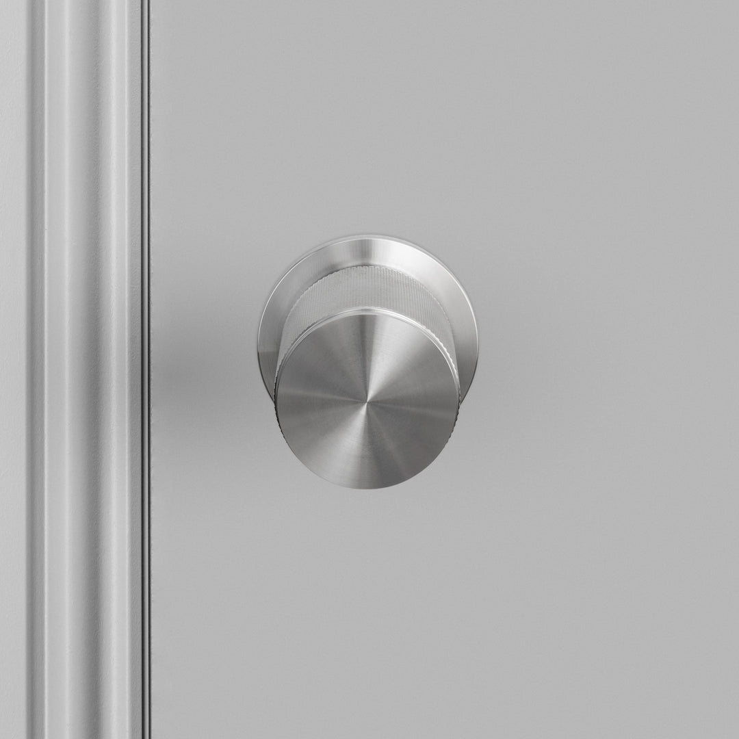 Buster + Punch Door Knob Set of 2, Cross Design, PASSAGE TYPE Door Hardware Buster + Punch Steel