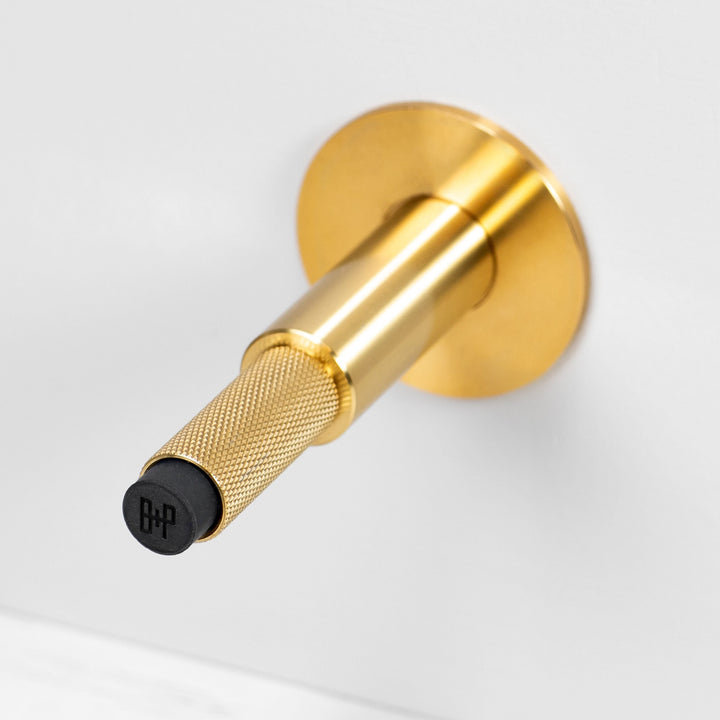 Buster + Punch Wall Mounted Door Stop Door Hardware Buster + Punch Brass