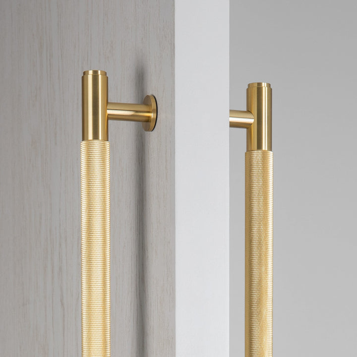 Buster + Punch 30.5 inch Double-sided Cross Knurl Closet Bar Cabinet Hardware Buster + Punch