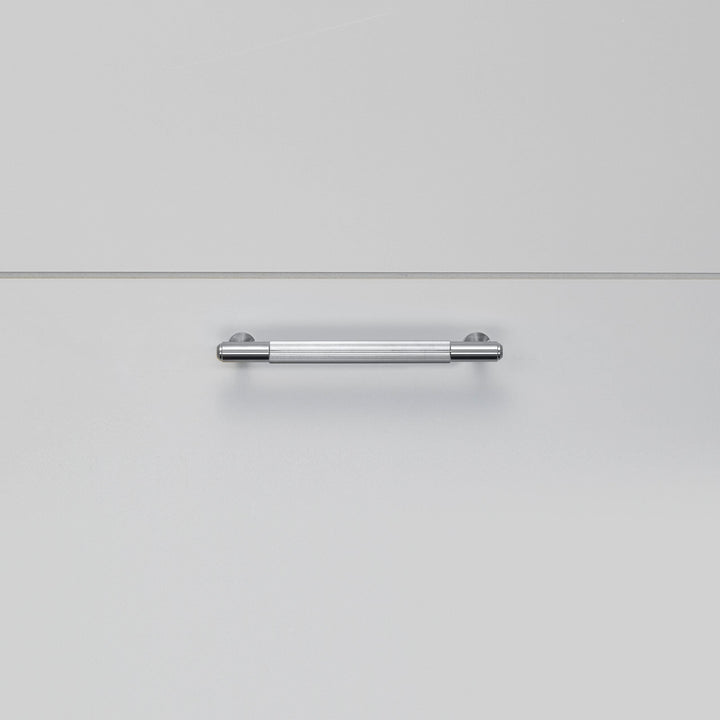 Buster + Punch Pull Bar, Linear Design Cabinet Hardware Buster + Punch Steel 0.2x0.09x0.03