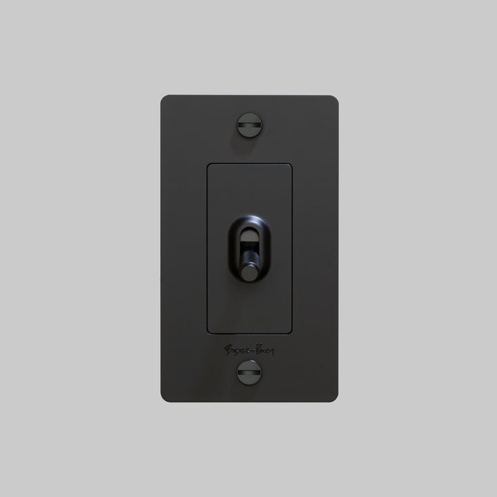 Buster + Punch 1 Gang Toggle / Cross / With Logo | Polycarbonate