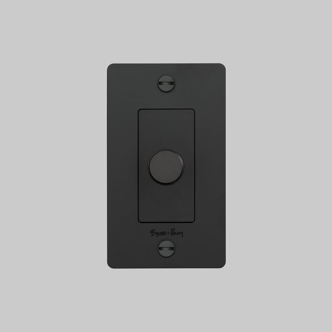 Buster + Punch 1 Gang Dimmer/ Incandescent/ Cross/ With Logo  | Polycarbonate