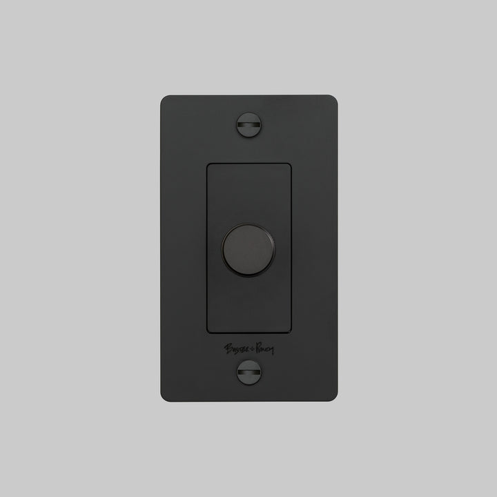 Buster + Punch 1 Gang Dimmer/ Incandescent/ Cross/ With Logo  | Polycarbonate