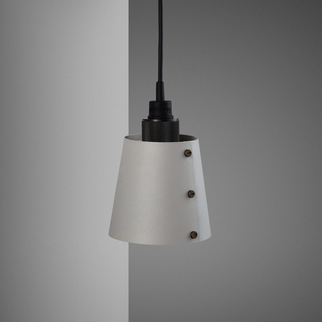Buster + Punch Hooked Wall Sconce Wall Sconces Buster + Punch Stone/Smoked Bronze & Stone Shade Small