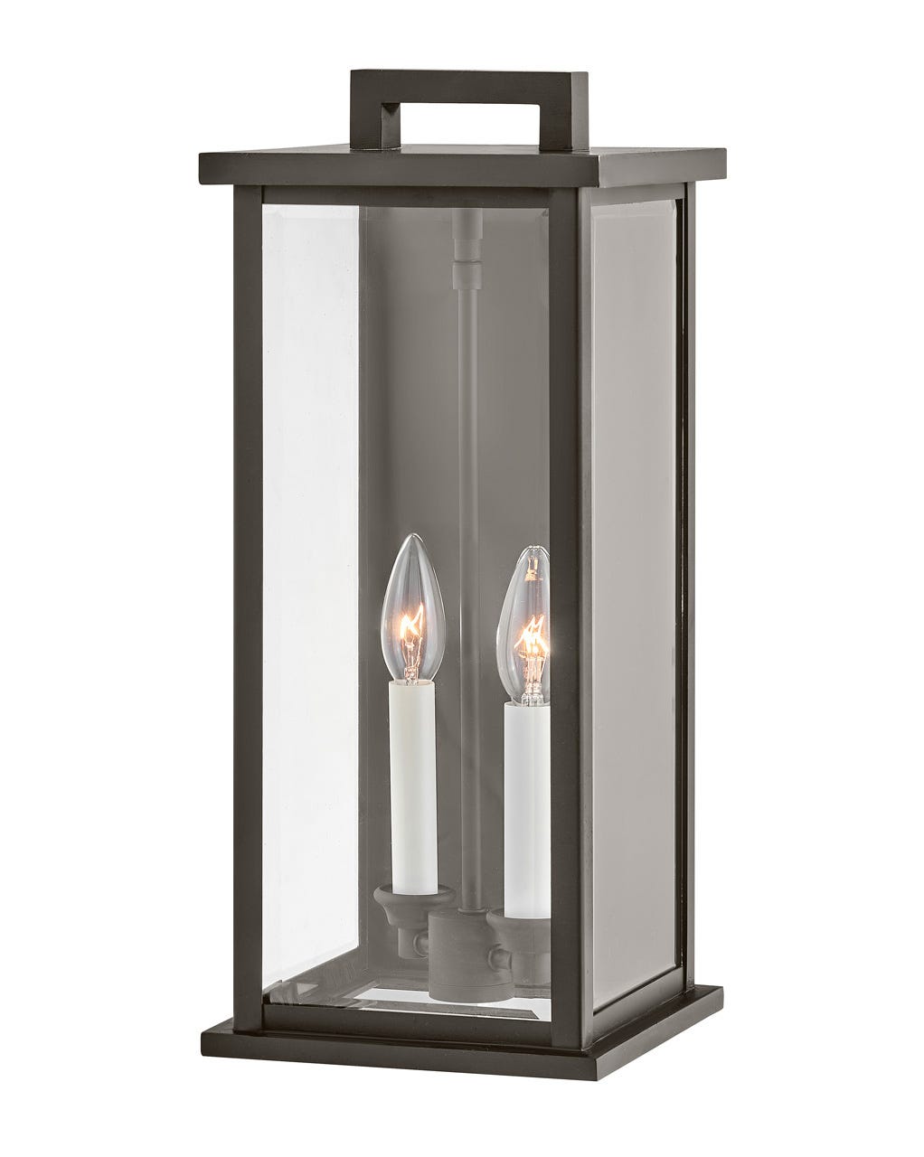 OUTDOOR WEYMOUTH Wall Mount Lantern Outdoor Wall Lights Hinkley Oil Rubbed Bronze 8.25x7.75x18.25