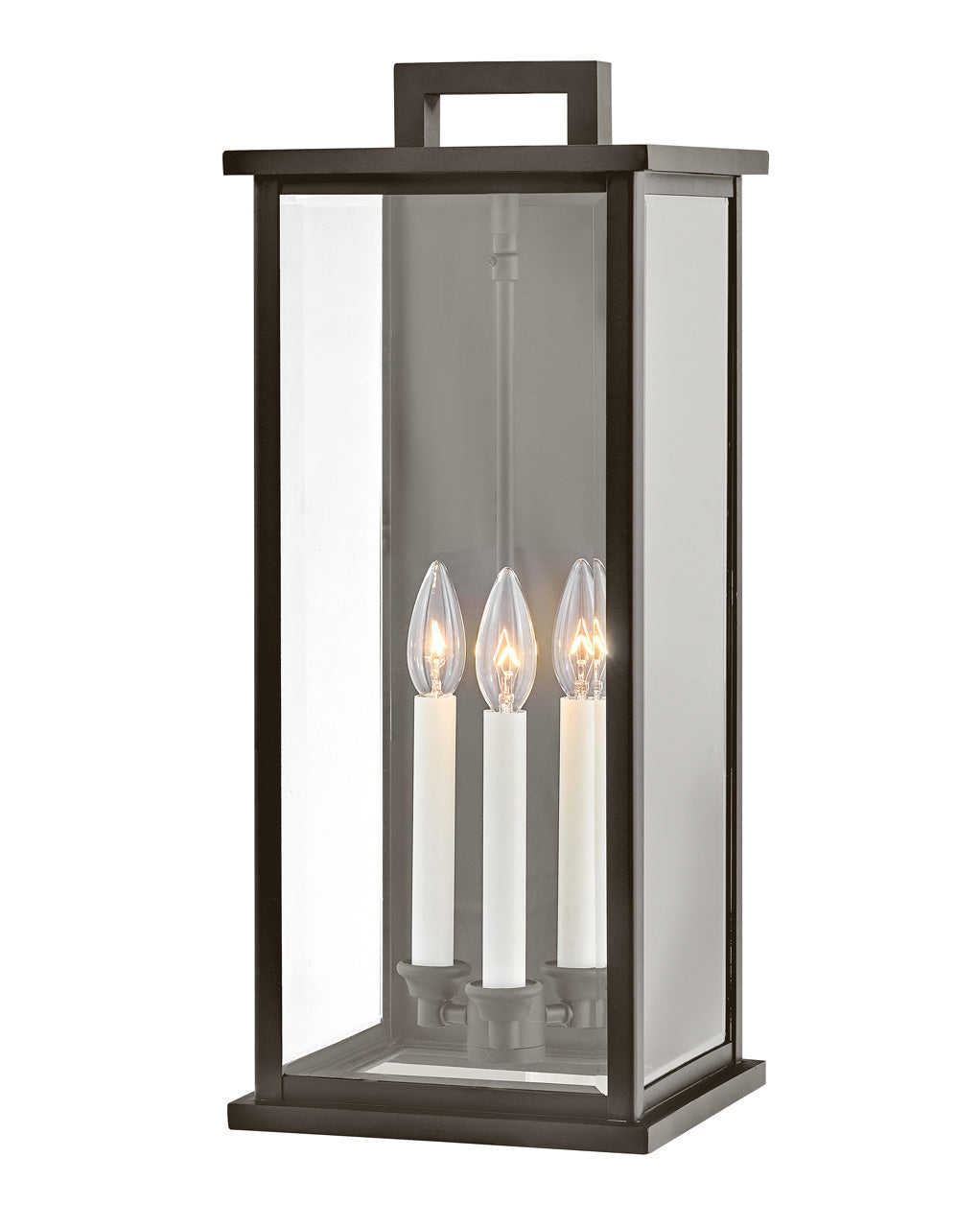 OUTDOOR WEYMOUTH Wall Mount Lantern Outdoor Wall Lights Hinkley Oil Rubbed Bronze 9.5x9.0x22.0