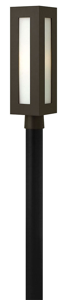OUTDOOR DORIAN Post Top or Pier Mount Lantern Pier & Post Mount Lights Hinkley Bronze 6.0x6.0x20.75