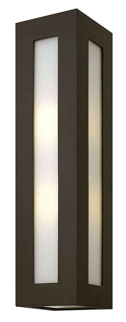OUTDOOR DORIAN Wall Mount Lantern Outdoor Wall Lights Hinkley Bronze 6.75x6.0x24.25