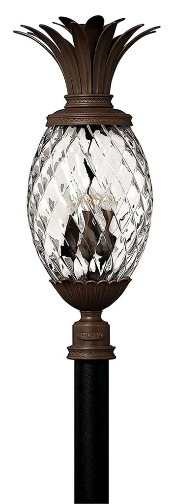 OUTDOOR PLANTATION Post Top or Pier Mount Lantern Pier & Post Mount Lights Hinkley Copper Bronze 12.5x12.5x29.5