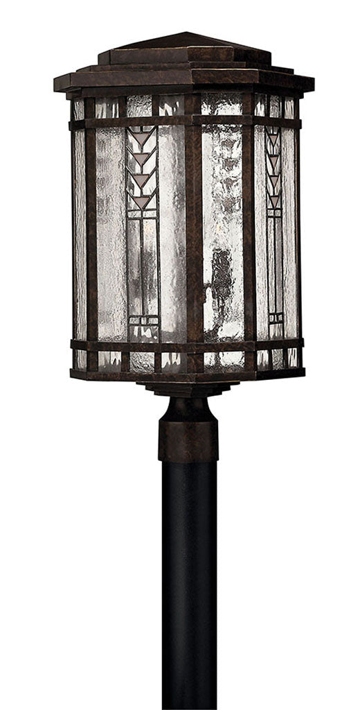 OUTDOOR TAHOE Post Top or Pier Mount Lantern Pier & Post Mount Lights Hinkley Regency Bronze 12.0x12.0x22.25