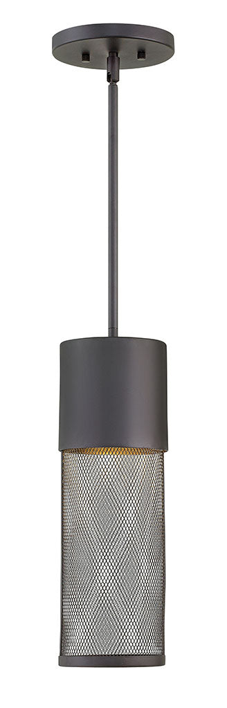 OUTDOOR ARIA Hanging Lantern Outdoor Hanging Lights Hinkley Black 5.25x5.25x15.75