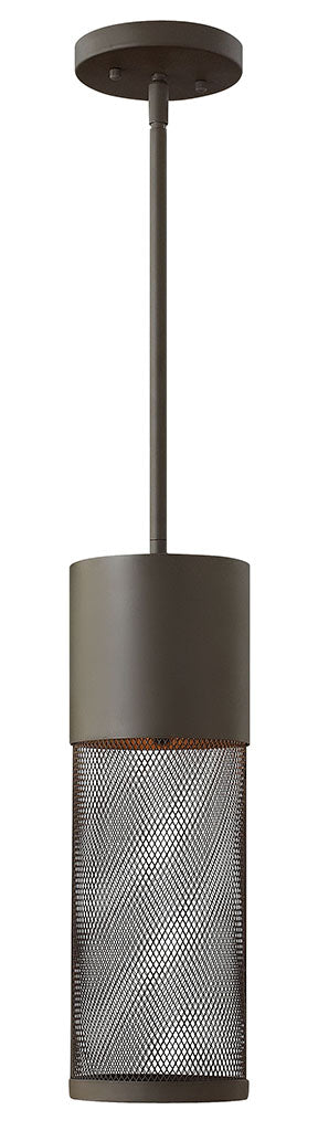 OUTDOOR ARIA Hanging Lantern Outdoor Hanging Lights Hinkley Buckeye Bronze 5.25x5.25x15.75