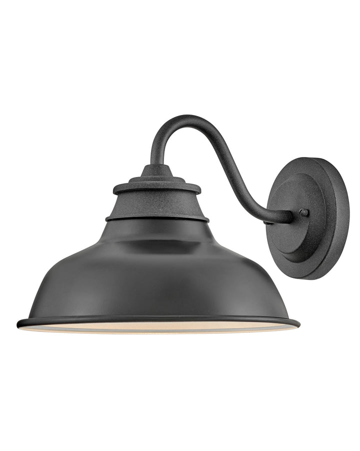 OUTDOOR WALLACE Gooseneck Barn Light Outdoor Wall Lights Hinkley Aged Zinc 14.5x12.0x9.5
