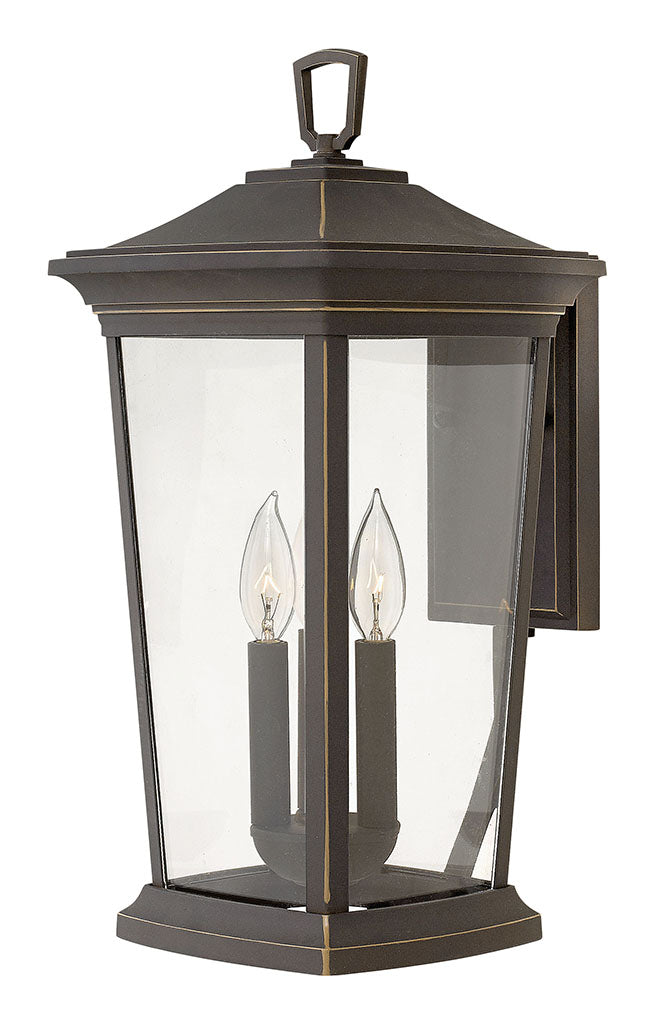 BROMLEY-Large Wall Mount Lantern Outdoor Wall Lights Hinkley Oil Rubbed Bronze